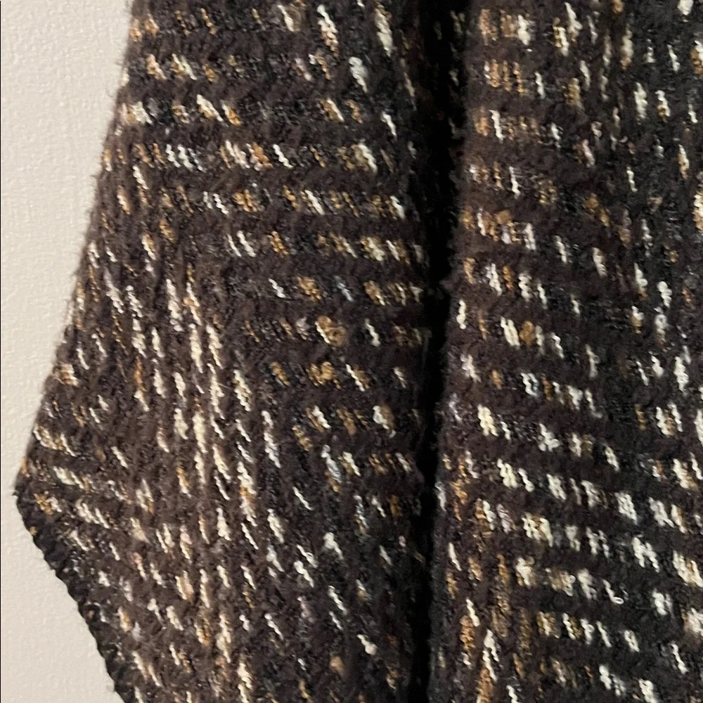 Apt. 9. Black & Brown Patterned Poncho/Cape - Picture 7 of 13